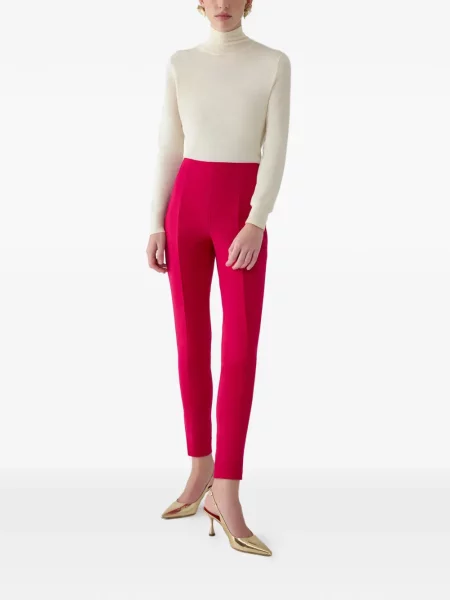 Pantaloni Carolina Herrera roz