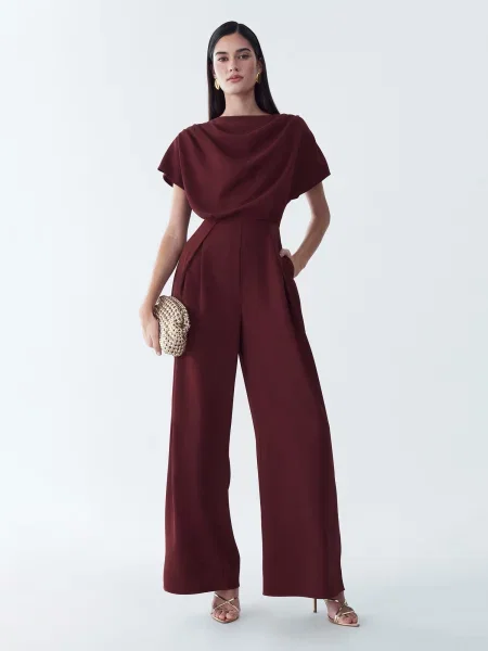 BWLDR Salopeta Tina bordeaux roșu