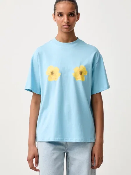 Never Fully Dressed tricou pentru femei din albastru