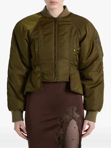 Geacă Balmain verde