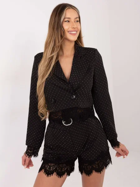 Mini kratke hlače Italy Moda crna