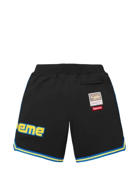 Pantaloni scurți Supreme cu imagine negru