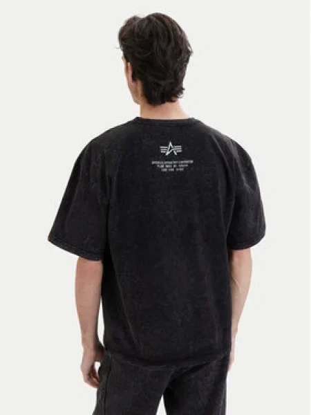 Alpha Industries Póló Acid Logo fekete
