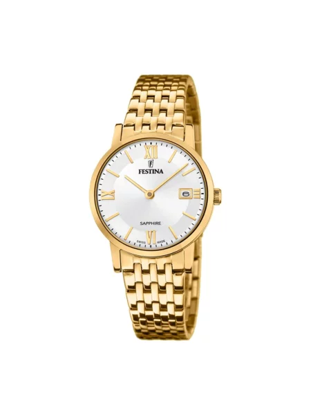 FESTINA Analogové hodinky Watch Swiss Made stříbrná