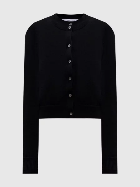 Кардиган подвійної конструкції з вовни мериноса Rokh чорний