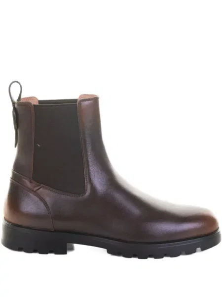 Botine Santoni din piele maro