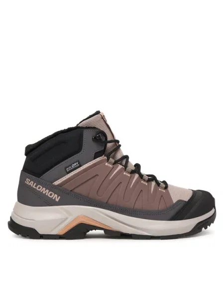 Παπούτσια πεζοπορίας Salomon X-Adventure Coldrush Waterproof ροζ