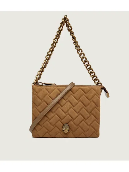 Kurt Geiger London geantă crossbody pentru femei din piele KENSINGTON maro