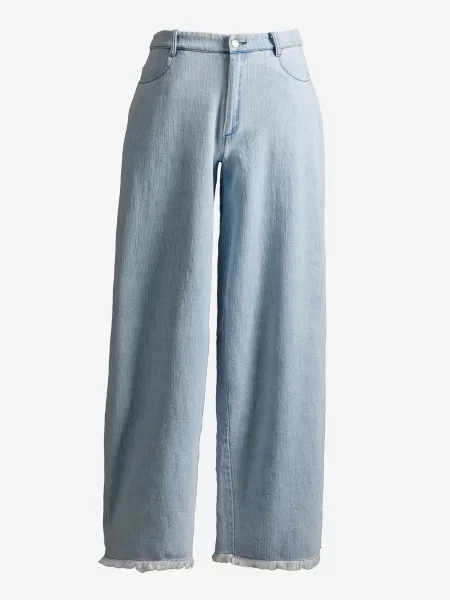Pantaloni denim albastru