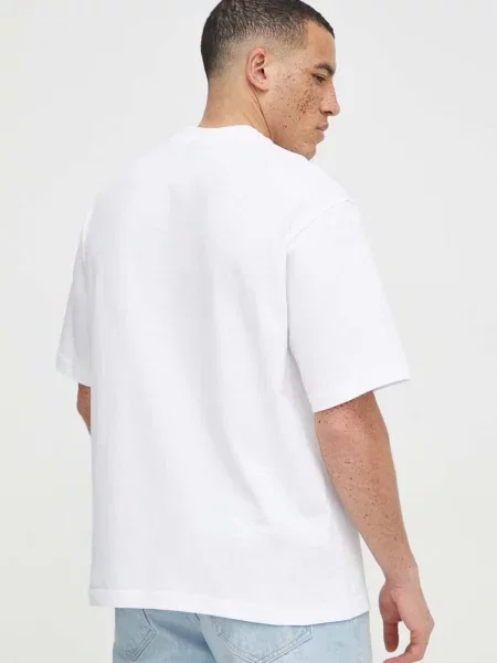 Tričko G-Star Raw s aplikací bílá