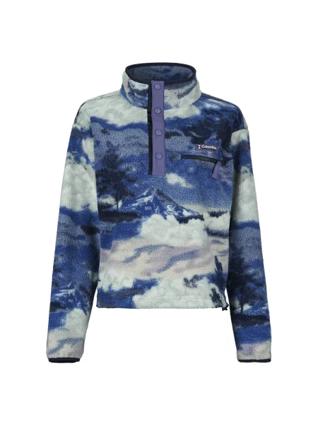 Cropp hanorac din fleece Columbia din fleece cu imagine albastru