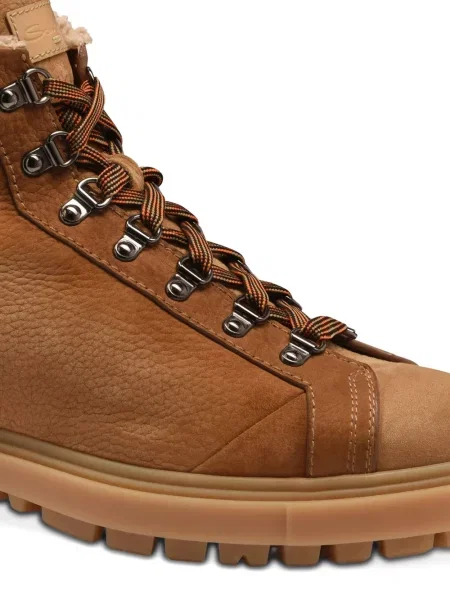 Nubuck ορειβατικά μποτάκια Santoni καφέ
