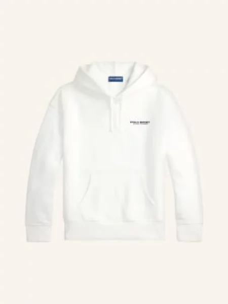 Polo Sport Bluza Z Kapturem weiss biała