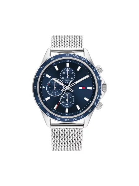 Zegarek Tommy Hilfiger z siateczką szary