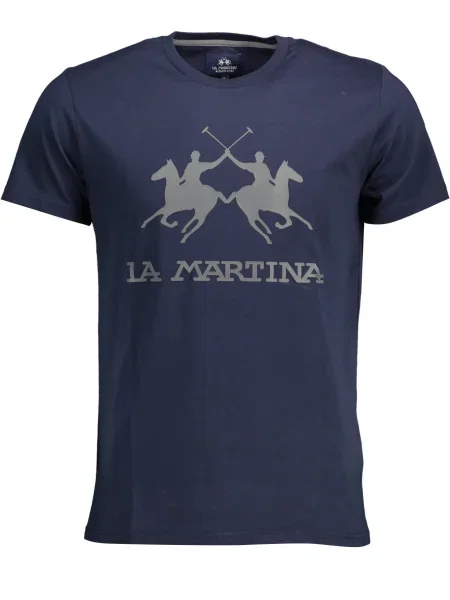 Tricou La Martina scurt albastru