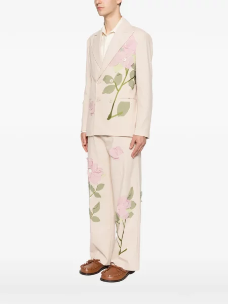 Blejzer Kidsuper s cvjetnim printom na dvostruko kopčanje