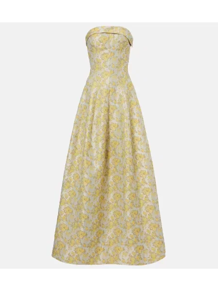 Rochie Simkhai din jacard galben