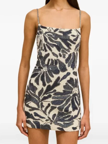 Rochie mini Cult Gaia cu model floral cu imagine
