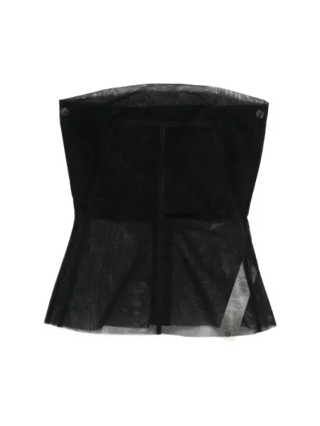 Bluzka Rick Owens bez ramiączek czarna