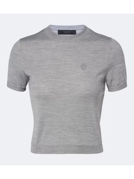 Pulover Gucci de lână gri