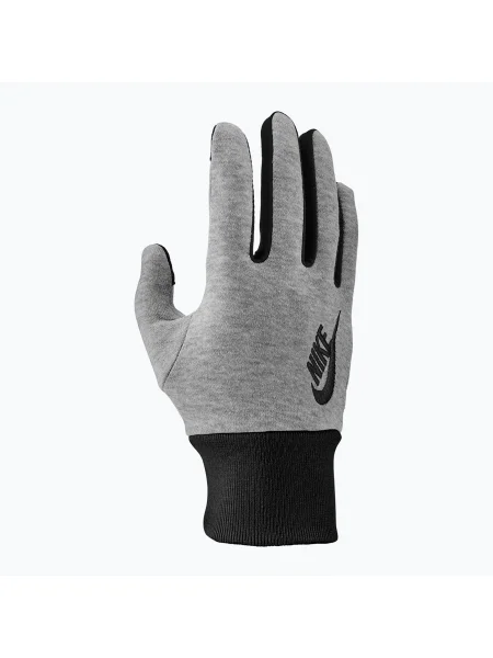 Mănuși de alergare pentru femei Nike Club Fleece grey heather/black/black negru