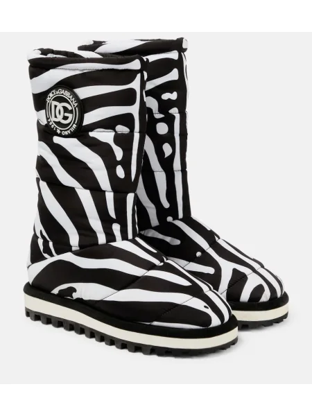 Боти Dolce&gabbana с принт с принт зебра