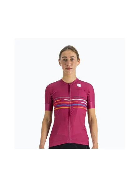 Велофутболка Sportful Vélodrome рожева