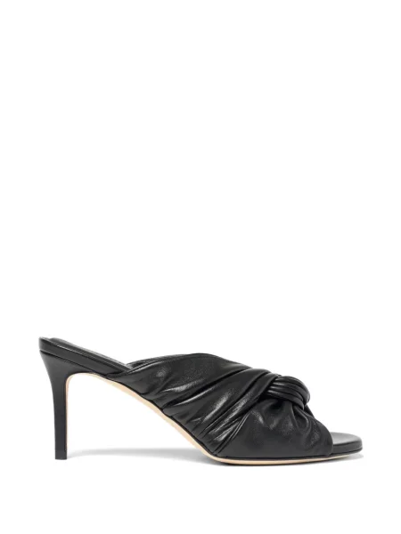 Papuci tip mules Scarosso negru