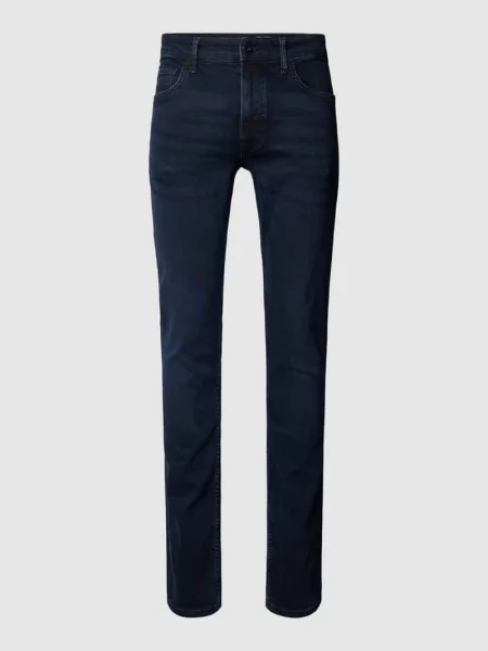 Jeansy o kroju shaped fit z naszywką z logo model ‘Sjöbo’ Marc O'polo czarne