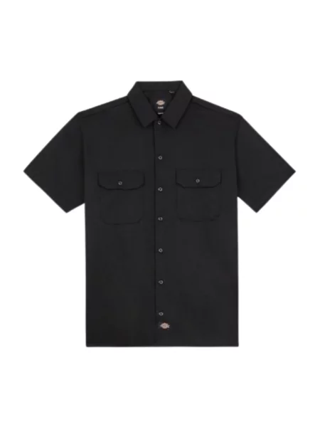 Krótka koszula z krótkim rękawem Dickies z krótkim rękawem biznesowa czarna