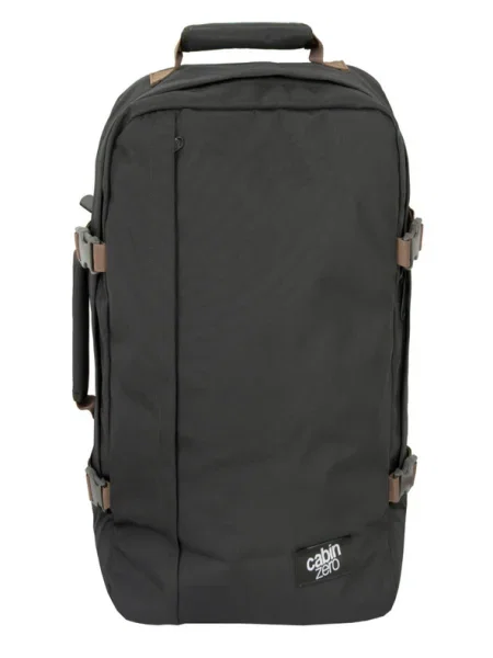 CabinZero Classic 36 l homok túra hátizsák. Méret: 36 l fekete