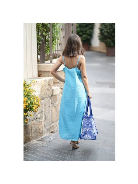 Hosszú maxi ruha Isla Bonita By Sigris kék