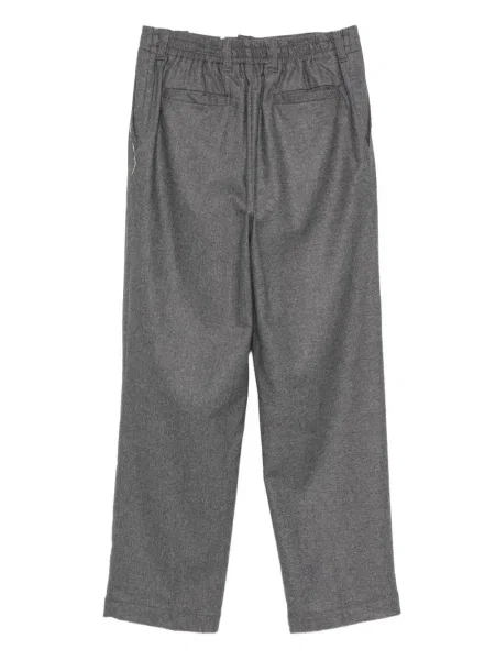 Pantaloni Myths plisate gri