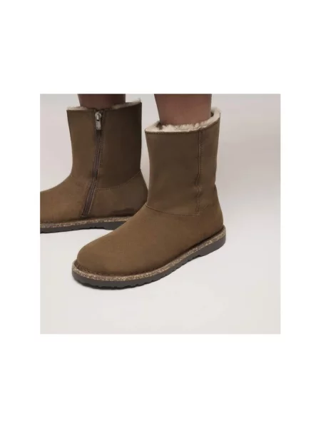 Botki Birkenstock brązowe