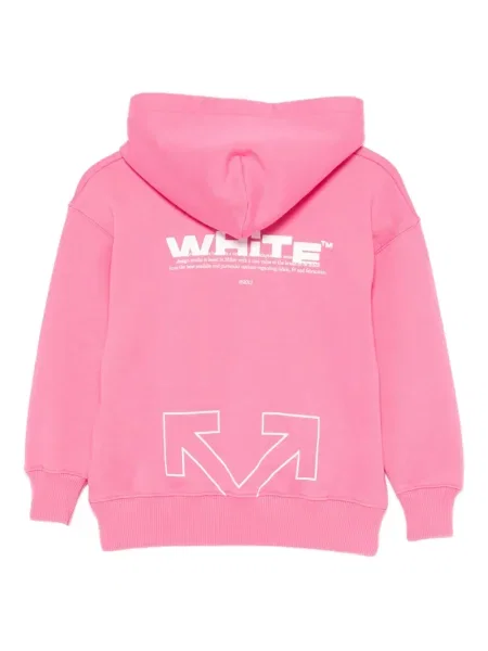 Bluza z kapturem dziecięca Off-white biała