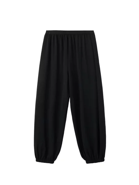 MANGO Pantaloni largi LALALA' negru
