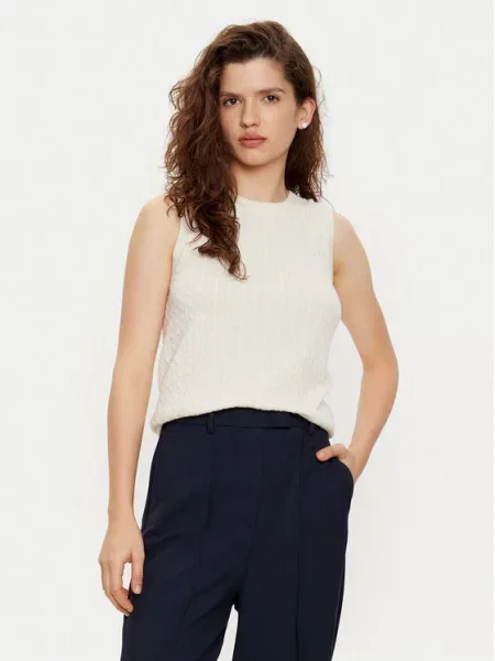 Tommy Hilfiger Vestă Écru