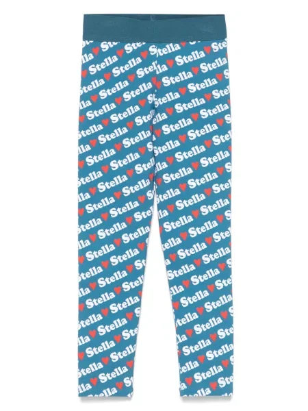 Legginsy dziecięce Stella Mccartney niebieskie