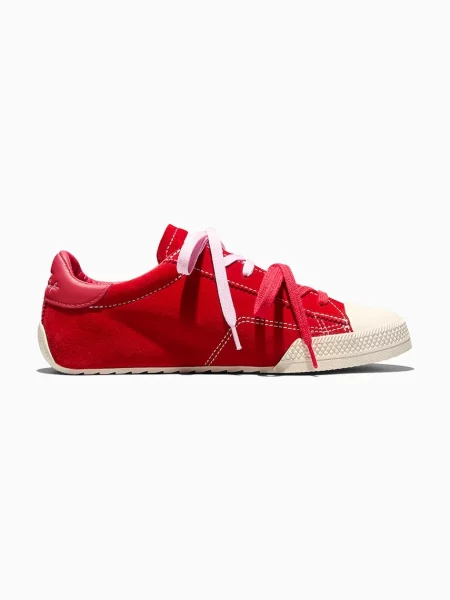 Converse velúr teniszcipő Chuck Taylor Lo piros