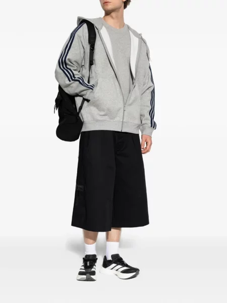 Τρέξιμο φούτερ Adidas με κορδόνι με κέντημα καφέ