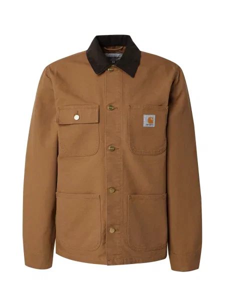 Carhartt WIP Přechodná bunda Michigan čokoládová / světle hnědá