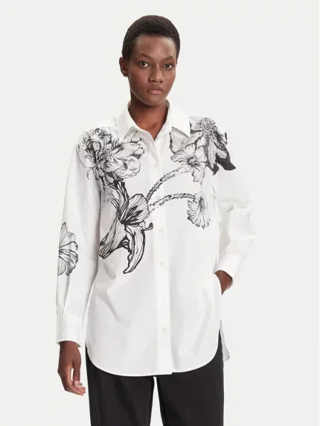 Desigual Koszula Byn Lacroix biały