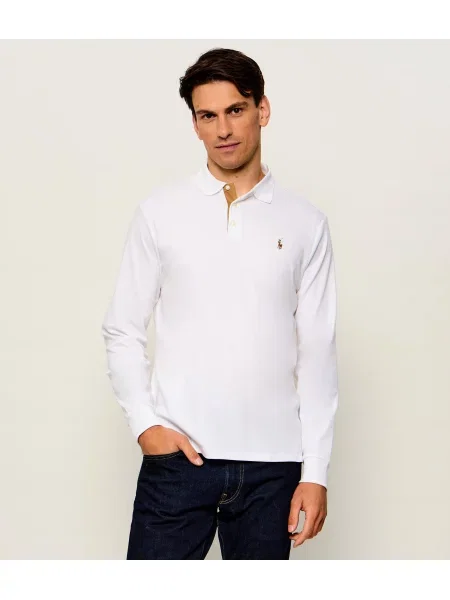 Tricou polo Polo Ralph Lauren alb