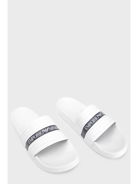 Шлепанцы Emporio Armani белые