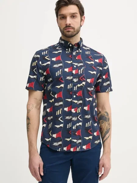 Srajca Tommy Hilfiger mornarsko modra