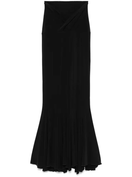 Spódnica midi Nensi Dojaka do kolan czarna