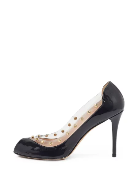 Pantofi cu toc Stuart Weitzman cu tepi negru