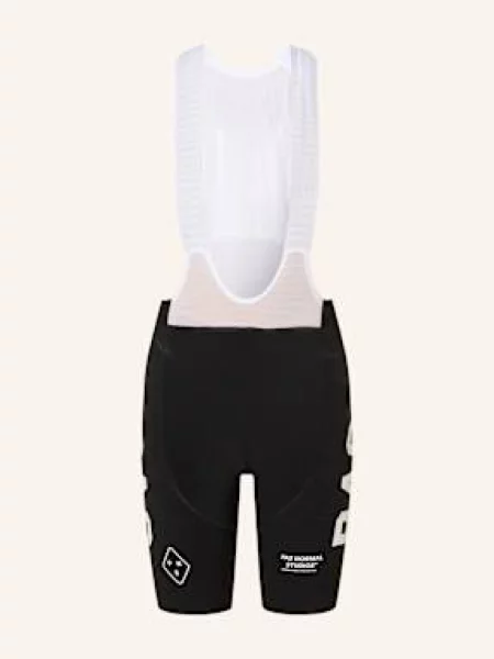 Pas Normal Studios Spodenki Kolarskie Mechanism Pro Bibs Z Szelkami I Wyściełaną Wkładką schwarz białe