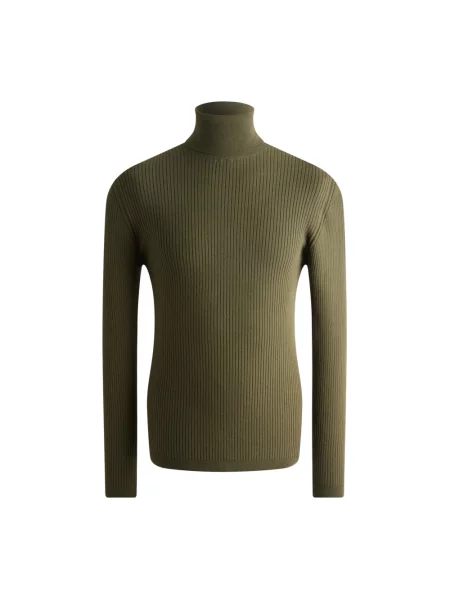 Sweter z golfem Fusalp do golfa zielony