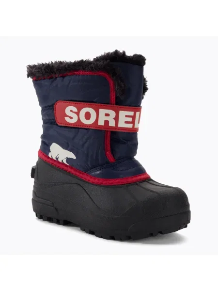 Детски ботуши за трекинг Sorel Snow Commander nocturnal/sail red червено